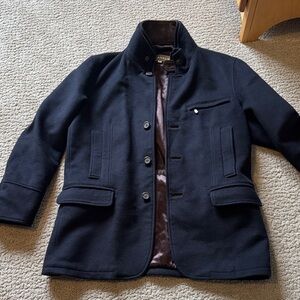 Men's Axel’s Luxury Navy Winter Cashmere Coat